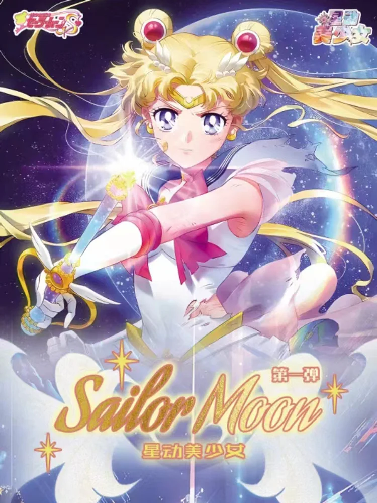 Genuine Sailor Moon Collection Card Anime Magical Girl Usagi Tsukino Rare Special Edition SSP Cards Toy Children Birthday Gifts