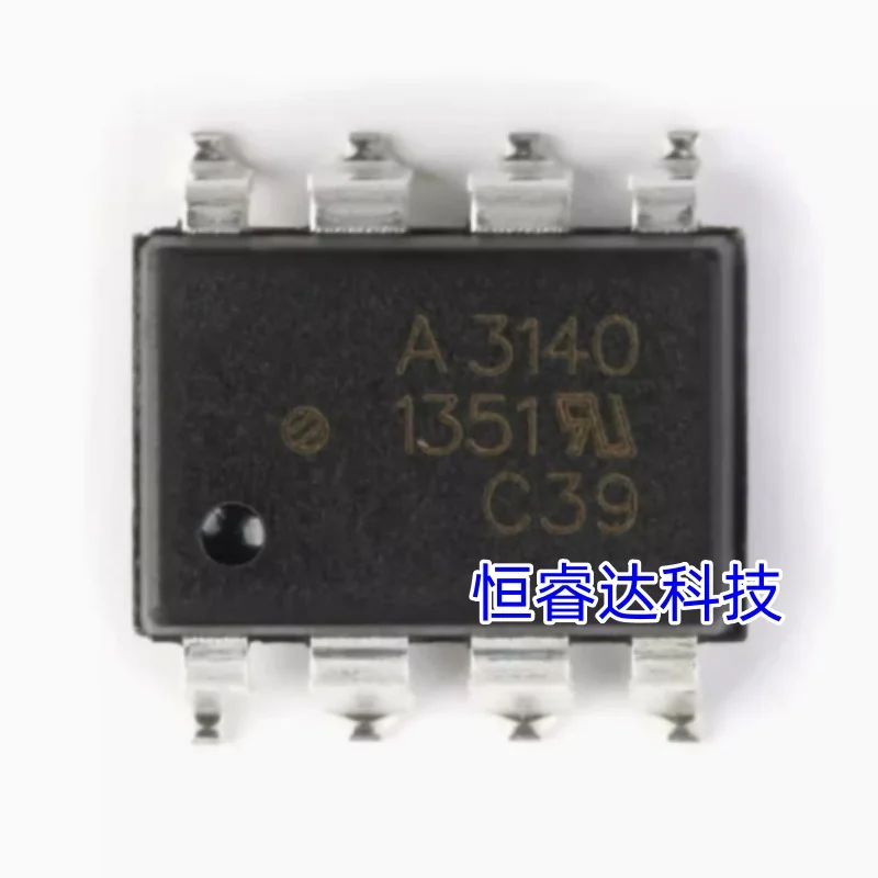 10PCS A3140 New and Original IC Chip HCPL-3140-500E HCPL-3140 SMD-8