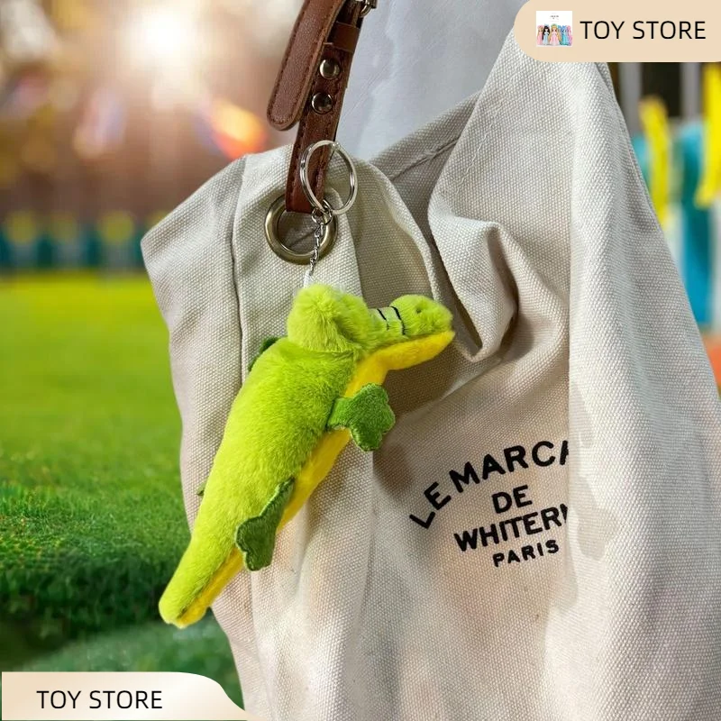 

Lovely Stuffed Cartoon Crocodile Keychain, Plush Doll Keyring, Gift Bag Pendant