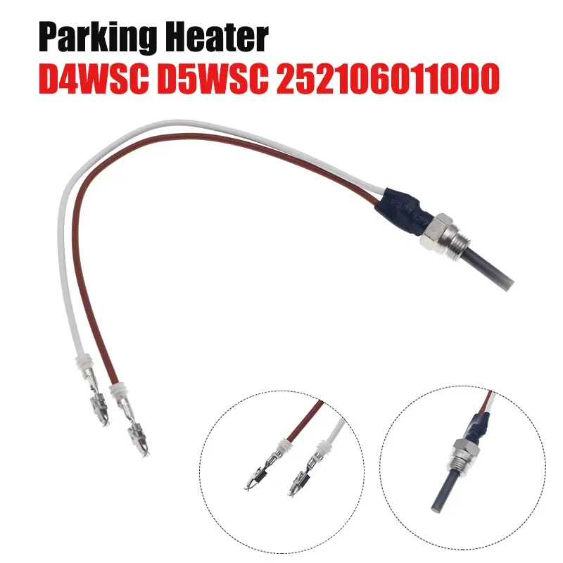 Heater Glow Plug Fit for 12V Eberspacher Espar Airtronic Heater D2 D4 D4S 252069011300 & Removal Fitting Tool