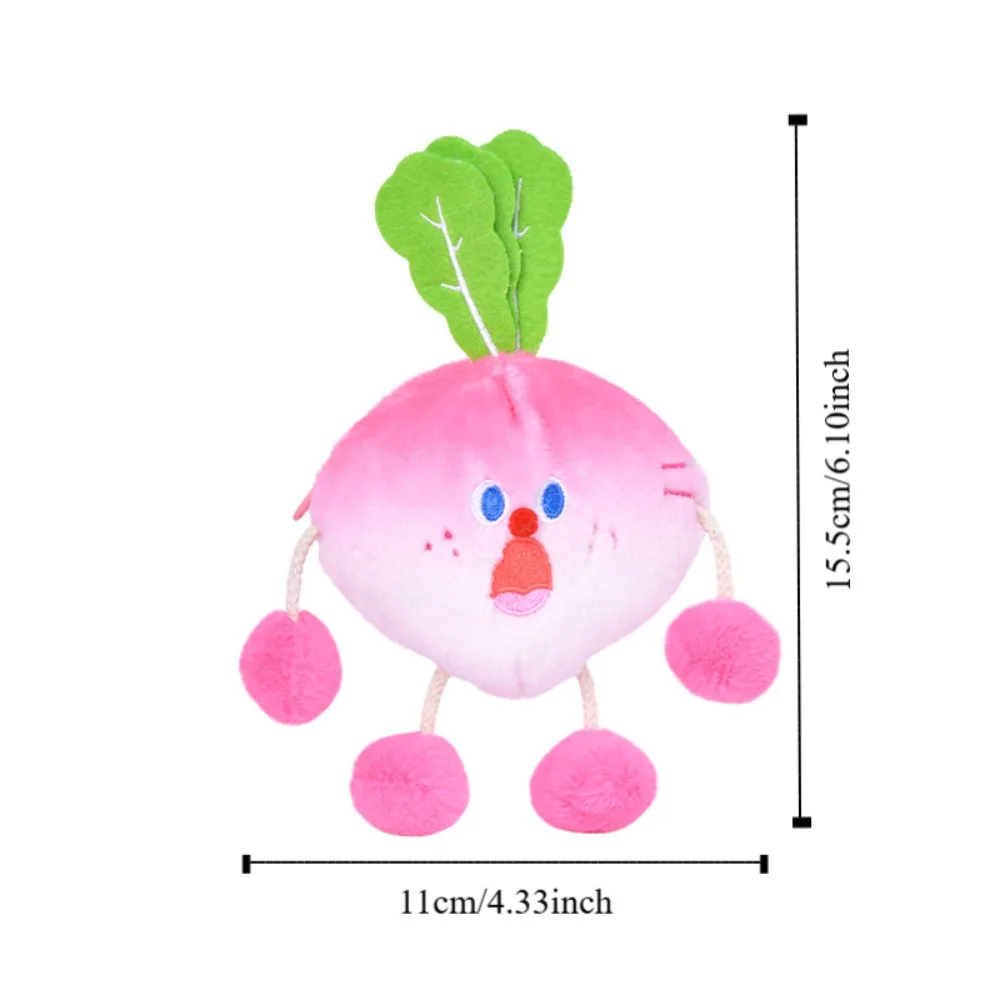 Scream Expression Vegetable Plush Coin Purse Cartoon Stuffed Doll Vegetable Plush Earphone Bag Fun Soft Plush Vegetable Corn Bag