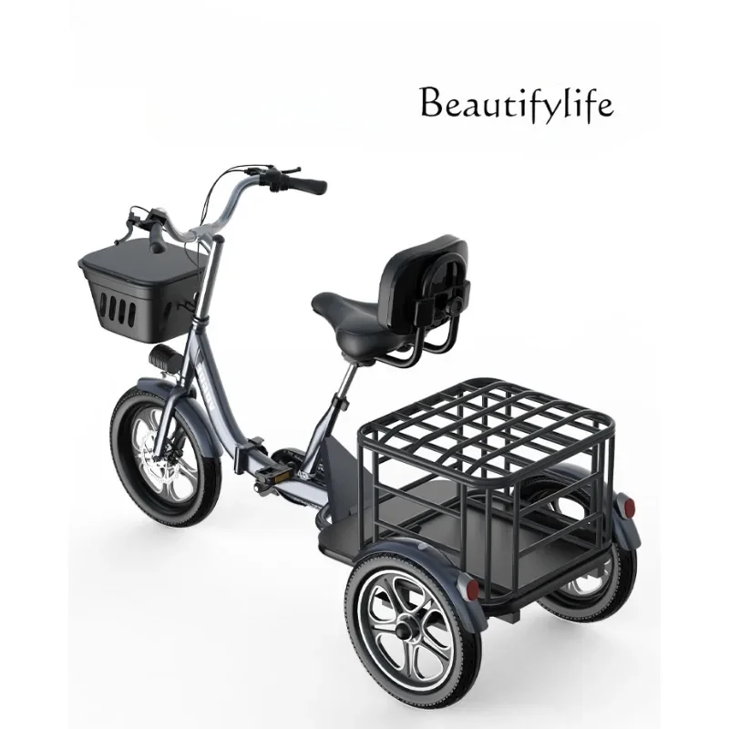 XX 48V Electric Small Foldable Parent-child Electric Car For The Elderly