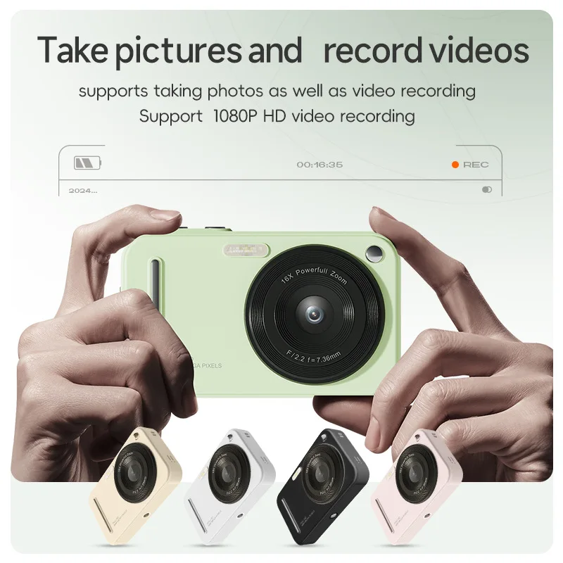 48 millions de pixels appareil photo CCD numérique rétro Selfie Macro photographie caméra enfants HD appareil photo numérique Support TF carte enfants cadeaux