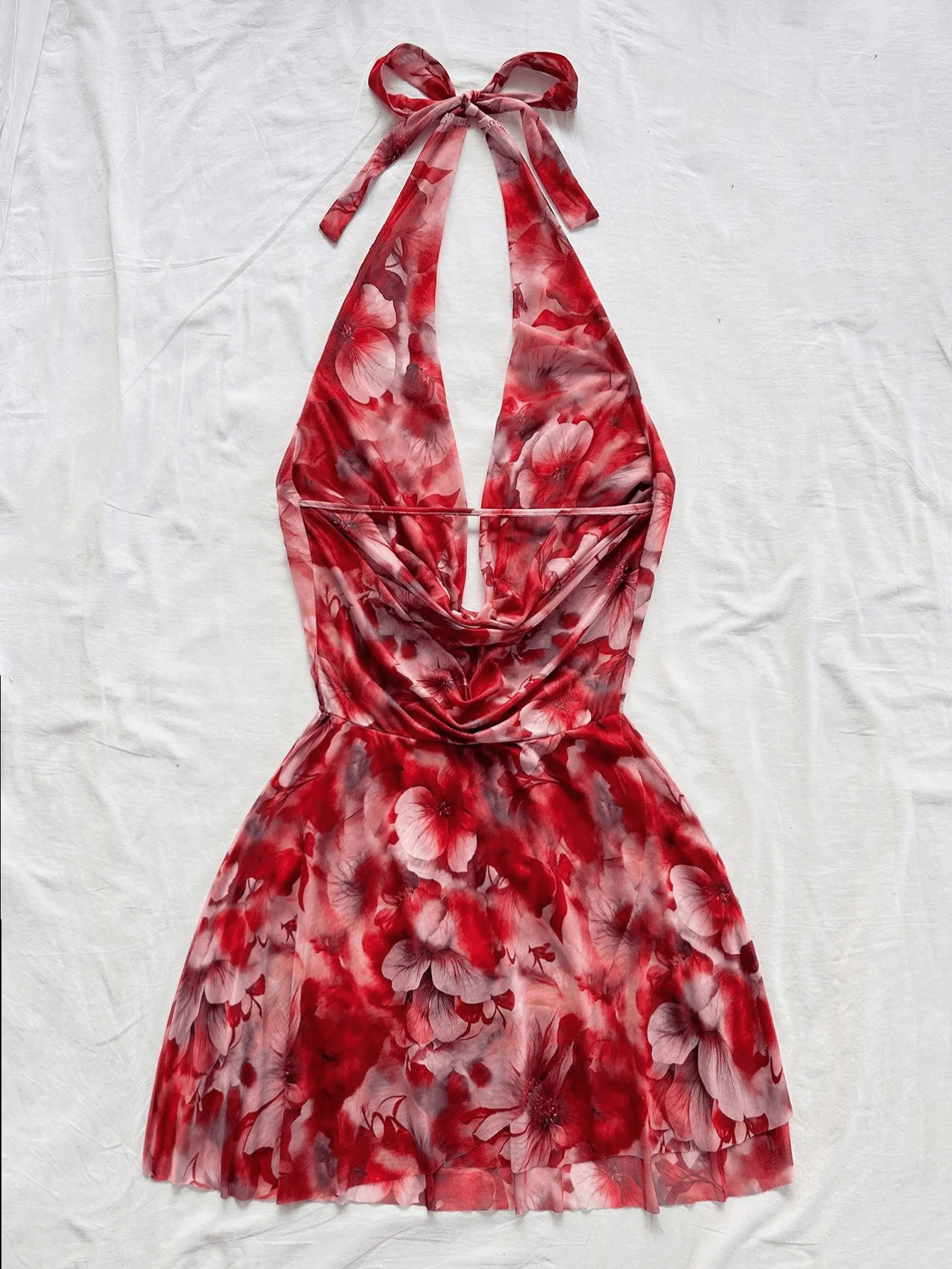 فستان فرنسي مطبوع راقي، منتج صيفي شعبي للنساء في عام 2025. تنورة قصيرة جديدة، اتجاه فستان التخسيس والعطلات #2