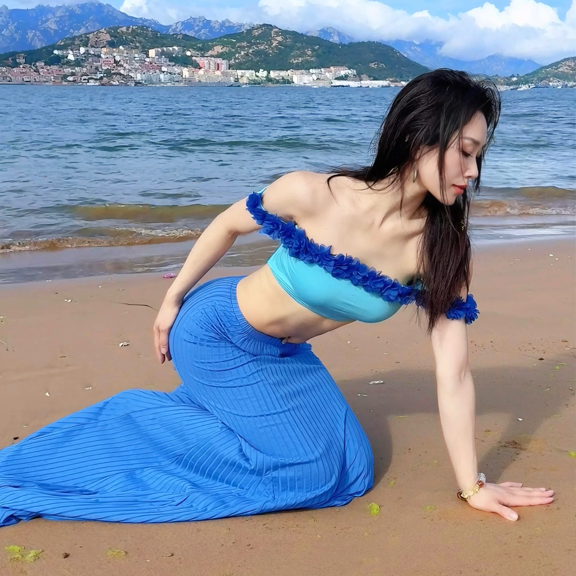 Kostium do tańca brzucha dla kobiet, ekskluzywny, seksowny, z temperamentem, zestaw do tańca orientalnego dla dorosłych, profesjonalny strój do ćwiczeń, 2025