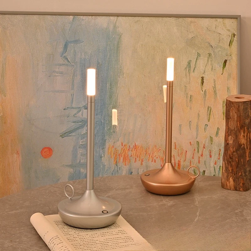 

Creativity Charging Decorative Lamp Led Desk Bedroom Bedside Dining Table Decorative Lamp Night Lron Lighting Las Luces MHZSD