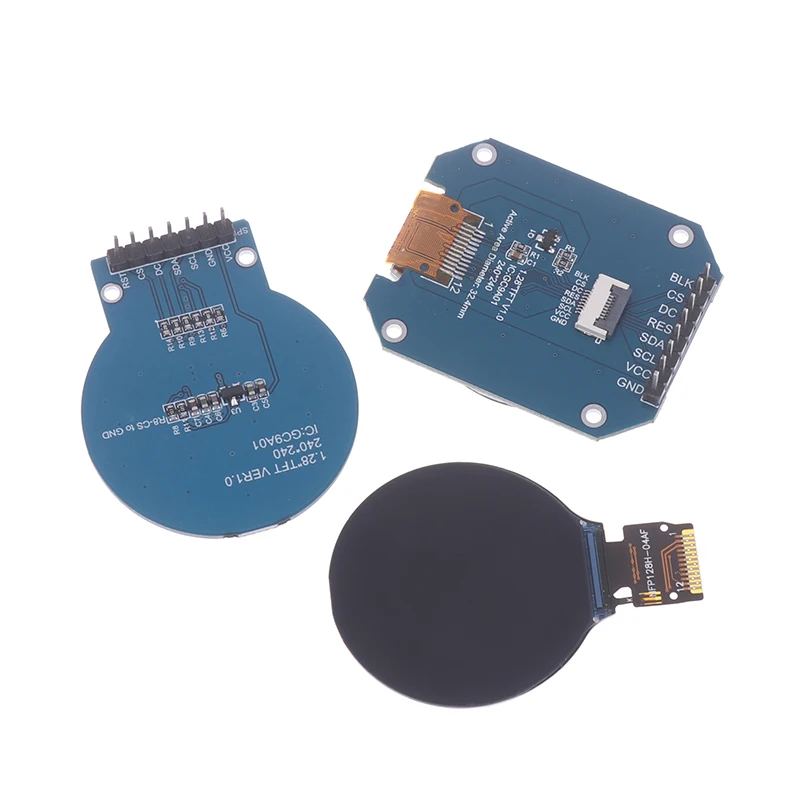 TFT Display 1.28 Inch TFT LCD Display Module Round RGB 240*240 GC9A01 Driver 4 Wire SPI Interface 240x240 PCB For Arduino
