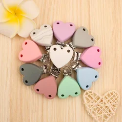 LOFCA-Clips de silicona redondos en forma de corazón, herramientas de creación de joyas, Clips para collar, accesorios de joyería, 3 unidades por lote