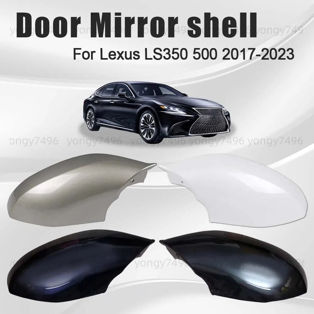

Protective Cover Sapphire Blue Door Mirror Shell For Lexus LS350 500 2017-2023 Picture Frame Heated Lens Lower Bottom Shell