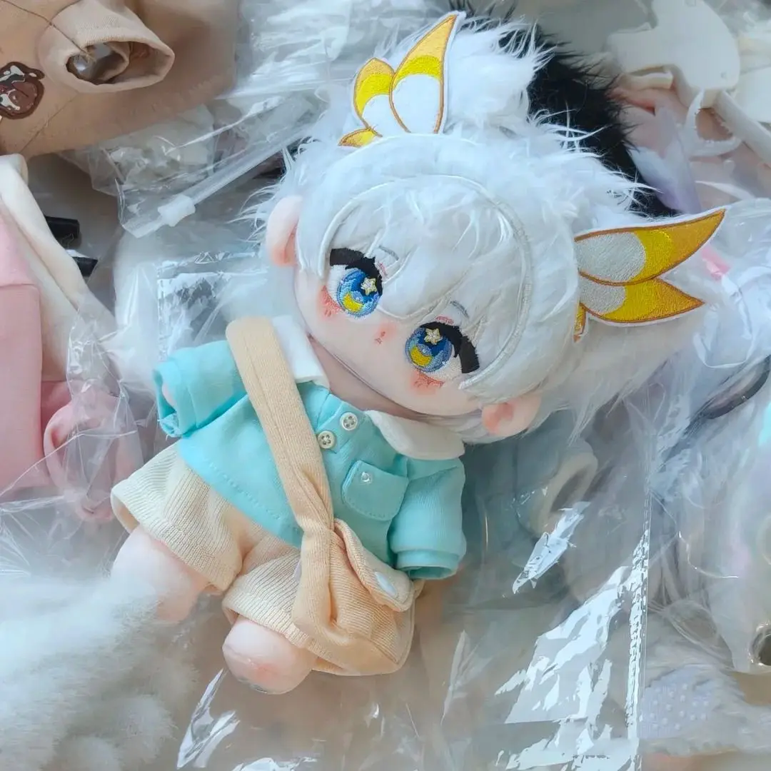 Recheado 20cm jogo anime céu: crianças da luz-shota-personagem traços corpo boneca de pelúcia brinquedo macio vestir-se algodão presente do miúdo