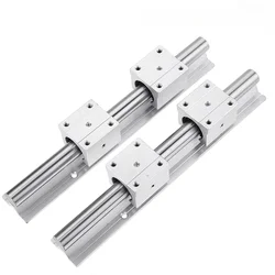 2set Linear Rail SBR16 SBR12 300 350 400 450 500 600 800 900 1000mm 2pcs Linear Guide SBR12 + 4pcs SBR12UU Blocks for CNC Part