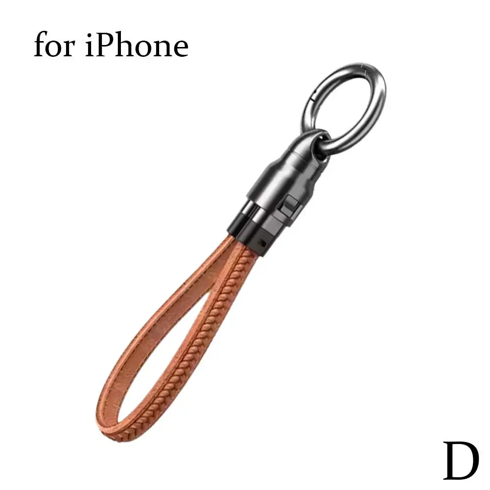 PD 240W USB Data Cable Portable Fast Phone Charge for iphone Type-C To Type-C High Power Fast Charge Cable Key Chain A6T9