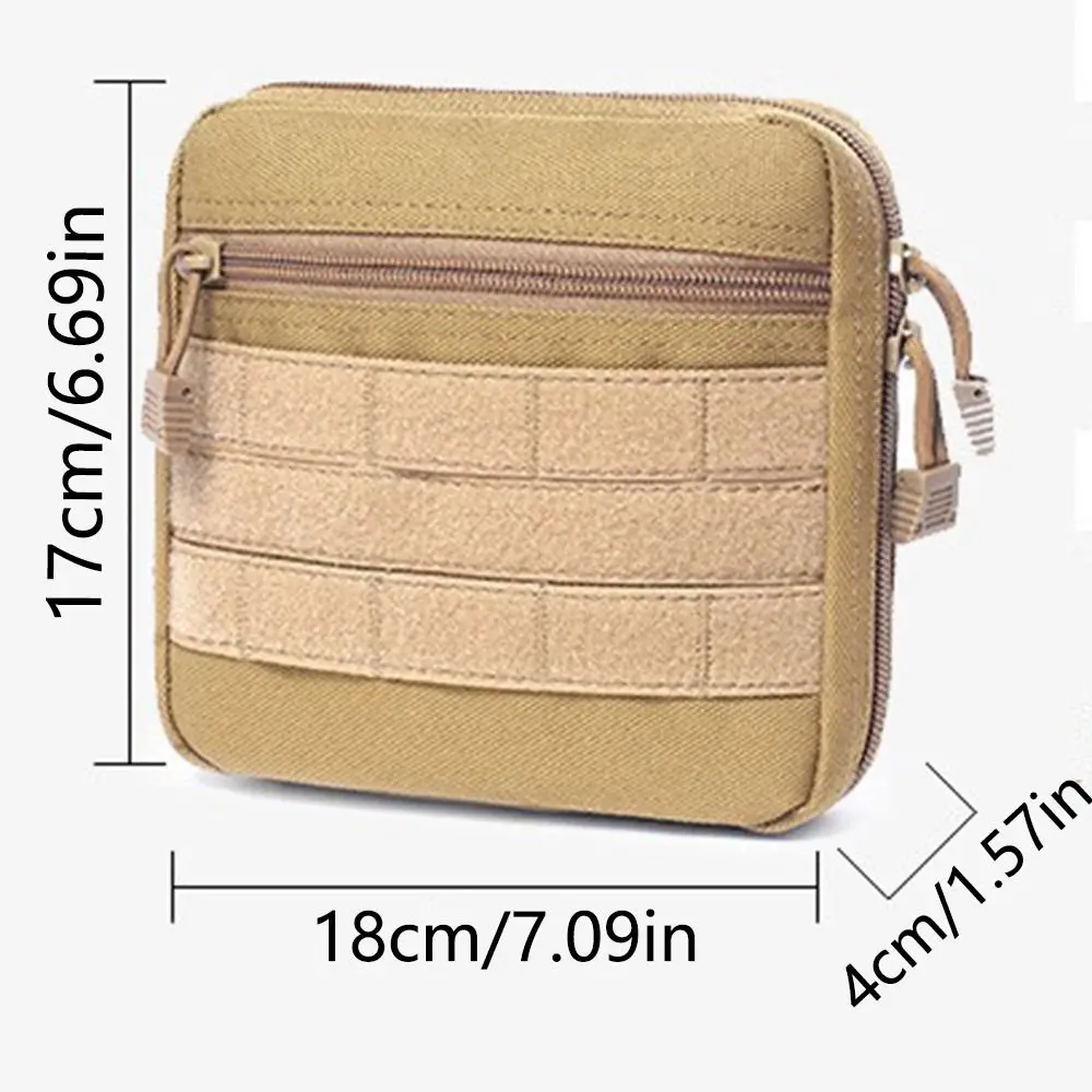 

Portable Tent Lamp Storage Bags Large Capacity 2 Zipper Heads Camping Light Storage Pouch Multifunctional Waterproof