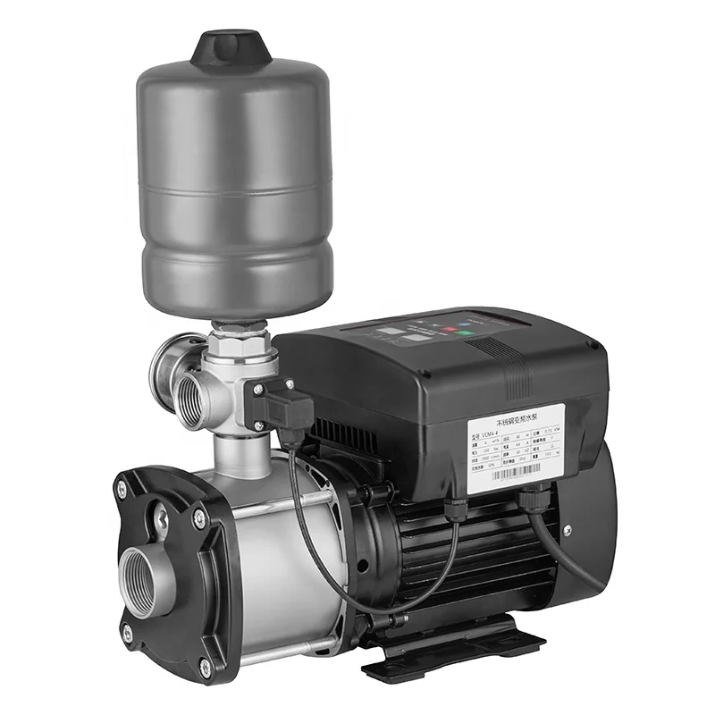 

Smart inverter stainless steel multistage centrifugal variable frequency booster water pump high pressure for household