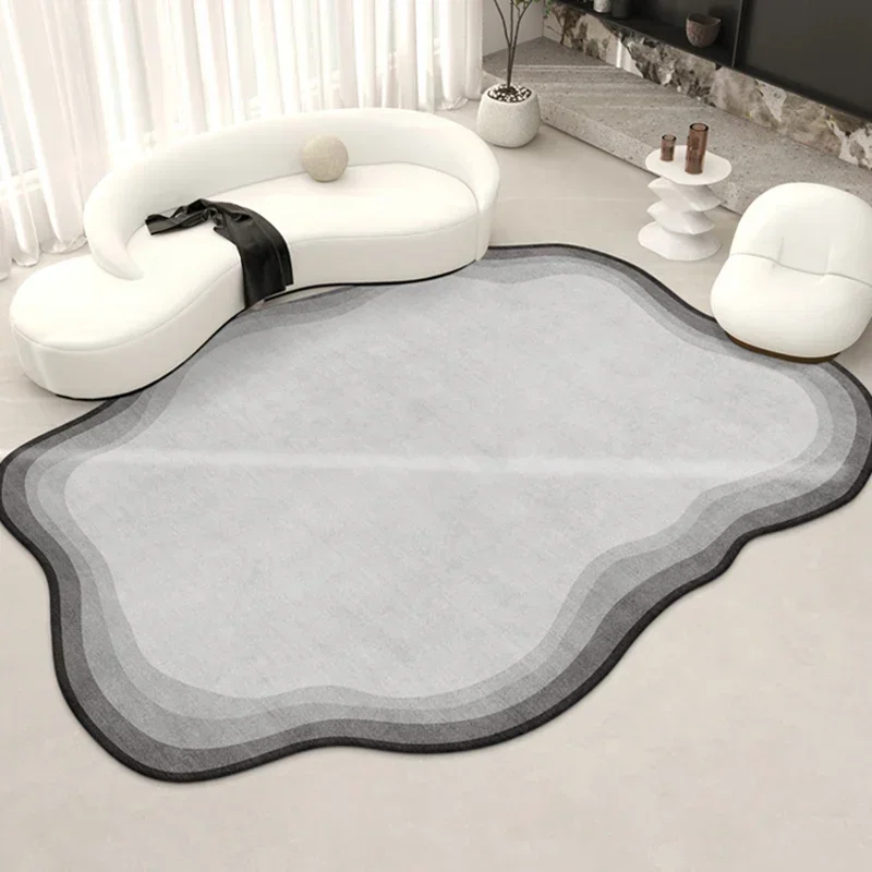 Room Decoration Carpet Living Room Coffee Irregular  Table Blanket Luxury Advanced Bedroom Bedside Furniture