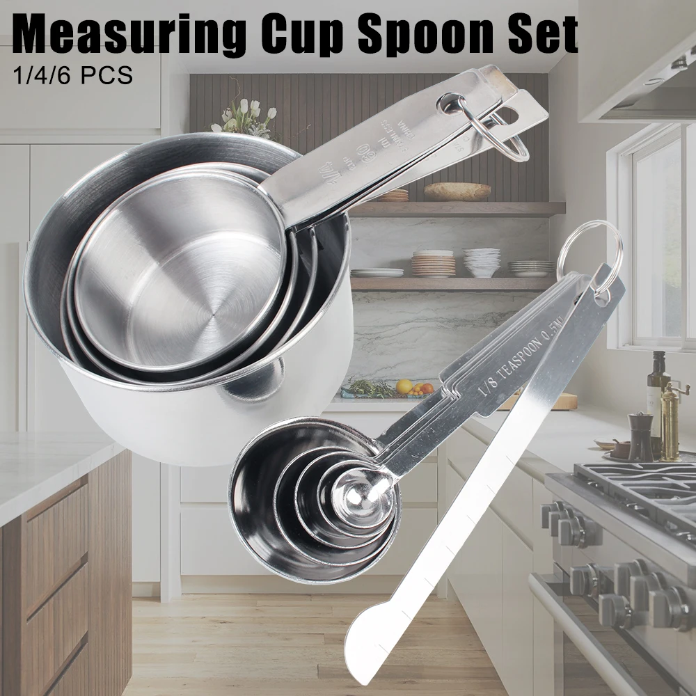 Stackable Measuring Cups and Spoons Set 1