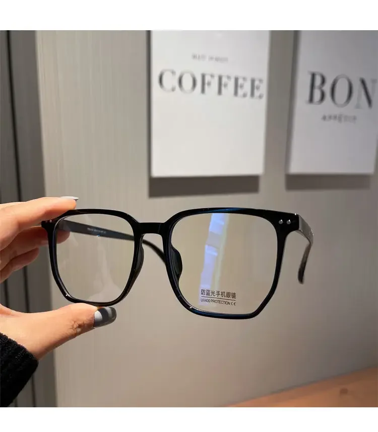 Runde Brillen transparente Computer brille Rahmen Frauen Männer Anti Blaulicht blockierende Brille optische Brille Brille – Detail 4