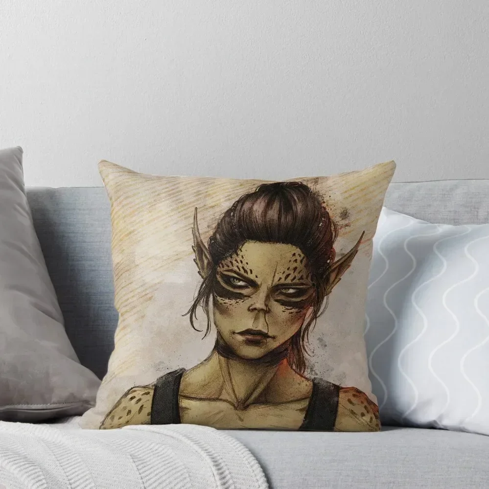 

Lae'zel Pencil Drawing Throw Pillow Couch Cushions Cushions For Sofa Christmas Pillow Covers pillow