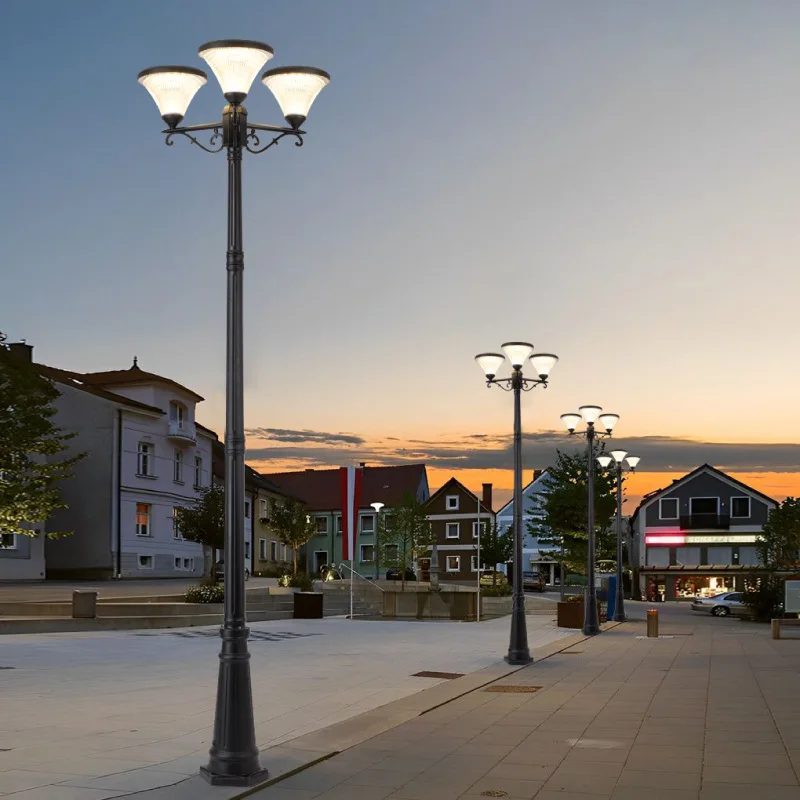 

Modern Aluminum Lampbody Decorative Lamp Pole Garden Light Street Landscape Lighting