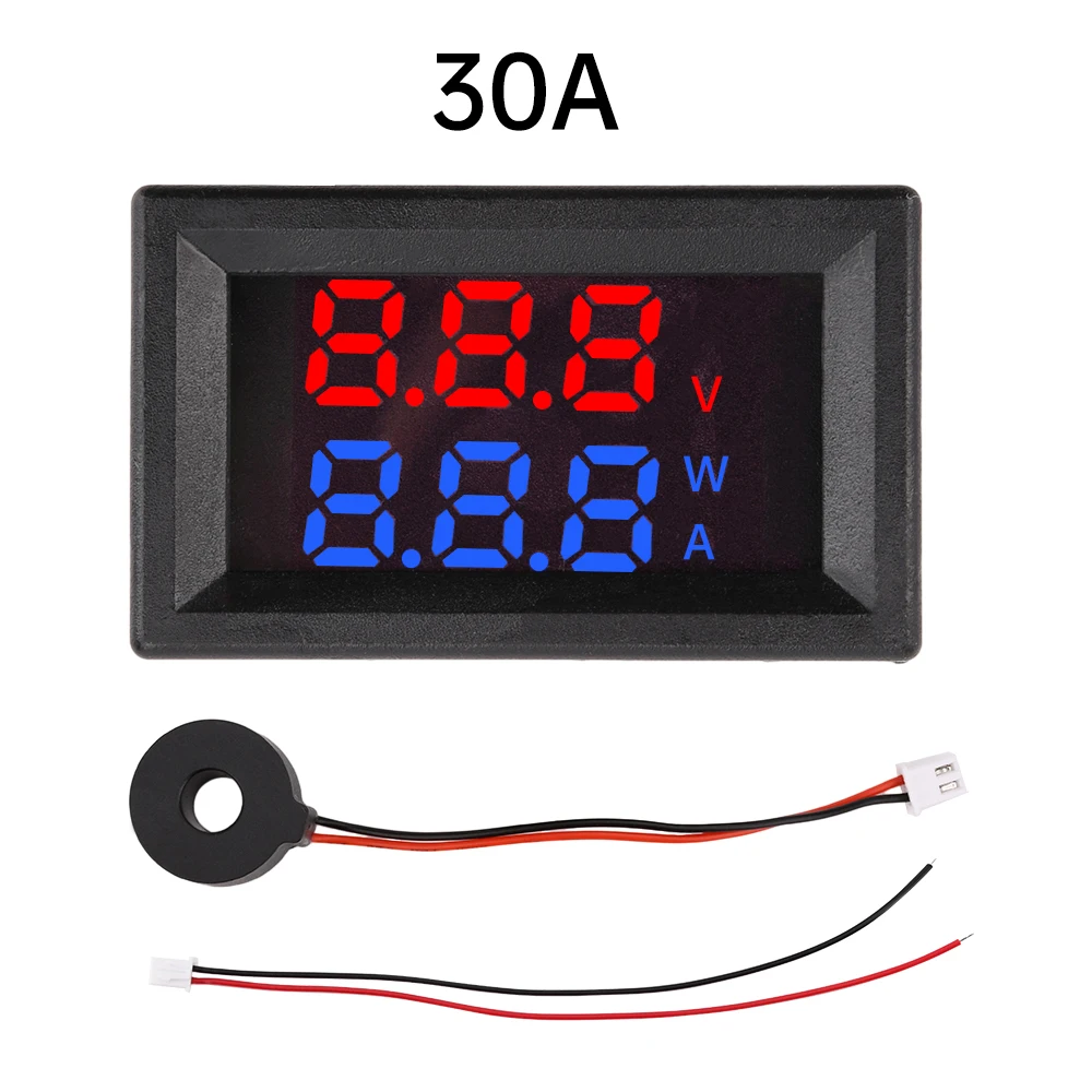 

AC 90-380V 10A 30A High-precision Dual Digital AC Voltage And Current Meter Adjustable Power Voltage And Current Calibrator