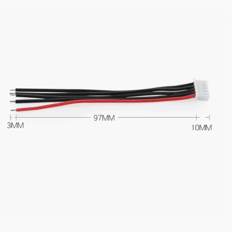 JST XH 2.54mm Female Socket Lipo Battery Balance Wire Extension Charger Plug Connector 22AWG Silicone Cable 1/2/3/4/5/6/7S
