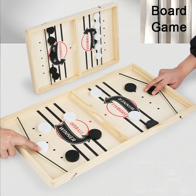 

Foosball Winner Games Table Hockey Game Catapult Chess Parent-child Interactive Toy Fast Sling Puck Board Toys Game For Children