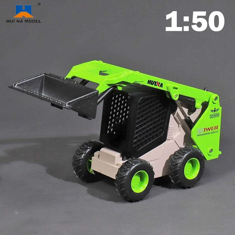 HUINA 1/50 Diecast Dump Truck Model Excavator Wheel Loader Metal Model Construction Vehicle Toys for Boys Gift Collection