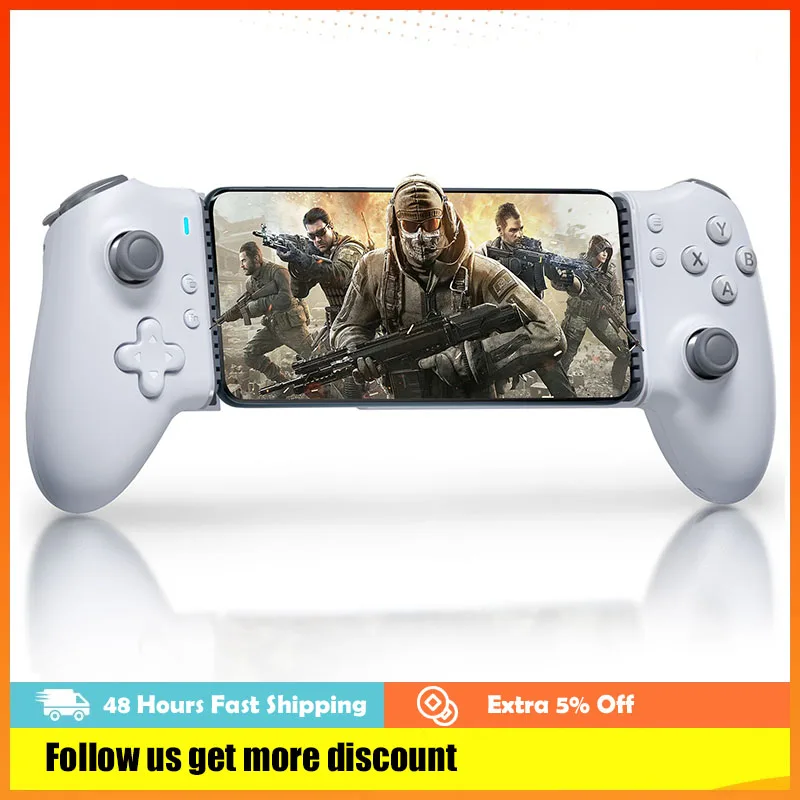 

EasySMX M15 Mobile Phone Gamepad Type C Hall Mechanical Controller for Android IOS Phone Cloud Gaming Xbox Game Pass Custom