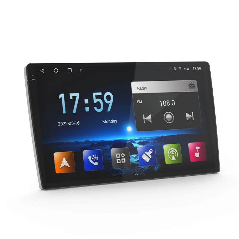 HD Vision Android Car Stereo WIFI Tela de vídeo de 10,36 polegadas 4G 2K GPS Navegação Rádio para carro Reprodutor de DVD