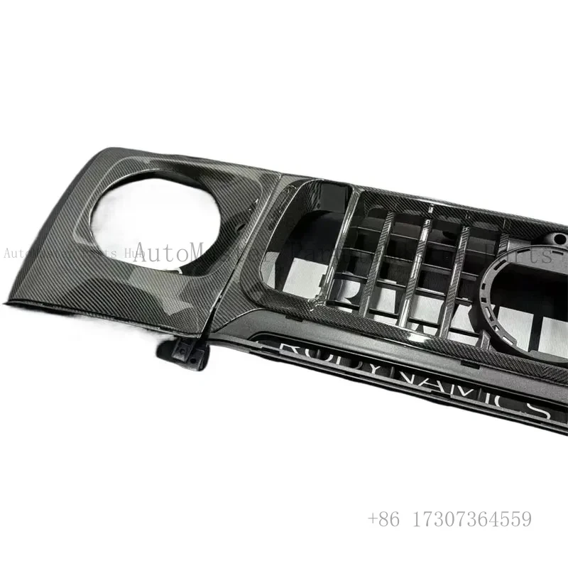 Upgrade Grille Rear Bumpers Body Kit Half Carbon Fiber Auto Body Front Rear