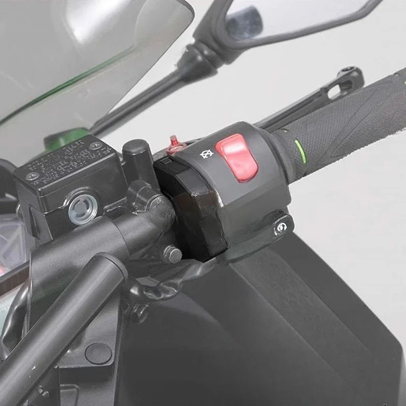 Motorcycle switch spotlight auxiliary light 2-in-1 waterproof USB power switch button