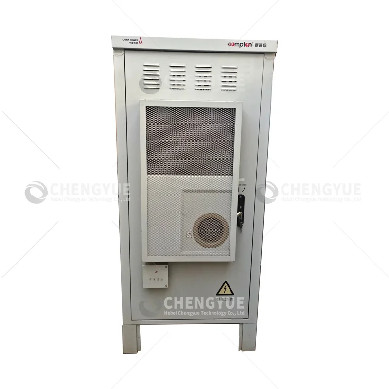 22U Outdoor Telecom Cabinet with Cooling System IP55 19 Inch Rack 1.2M Equipment Cabinet