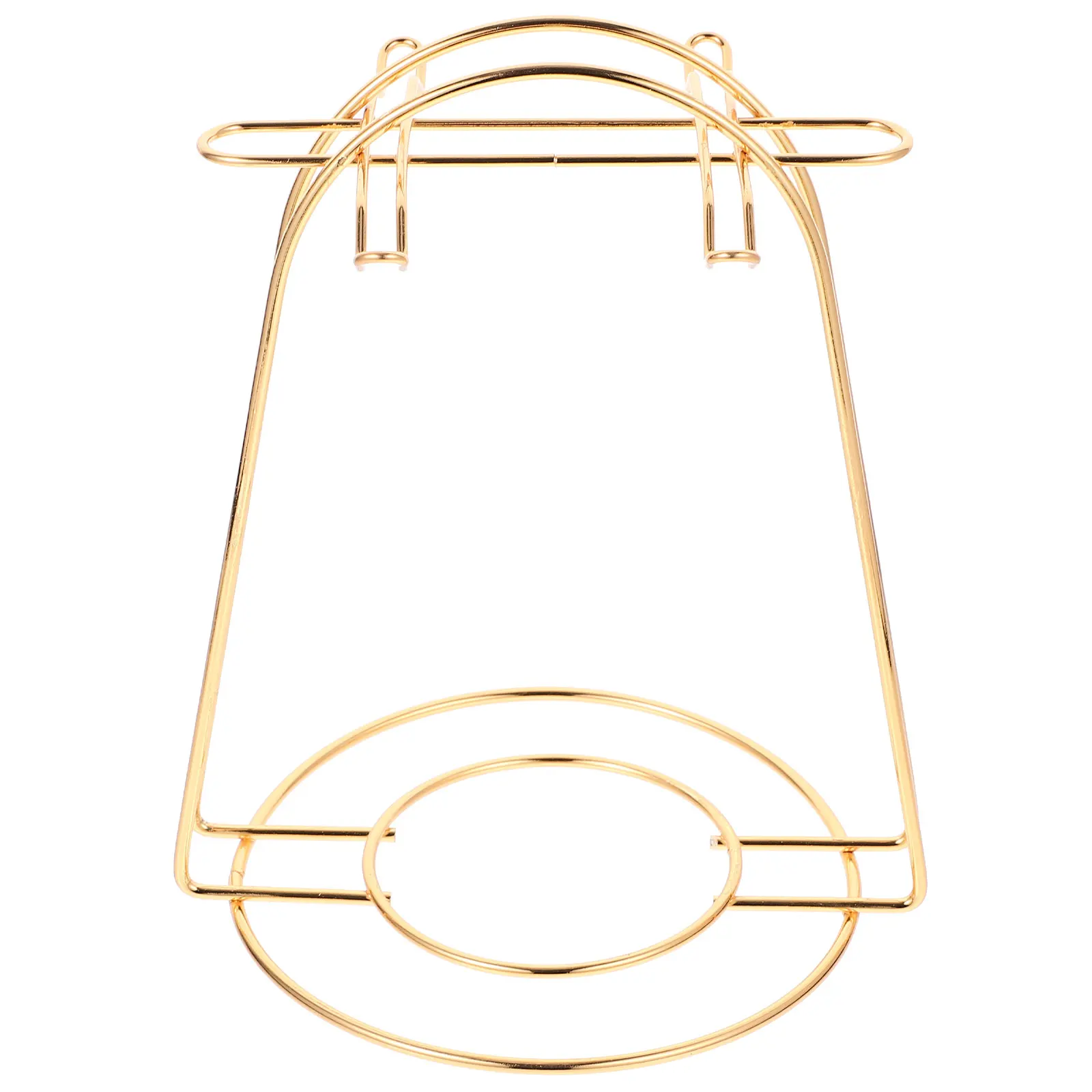 

Cup Set Mug Rack Coffee Brackets Iron Kitchen Accessory Stand Kitchen Accessory Black Gold Drying Storage