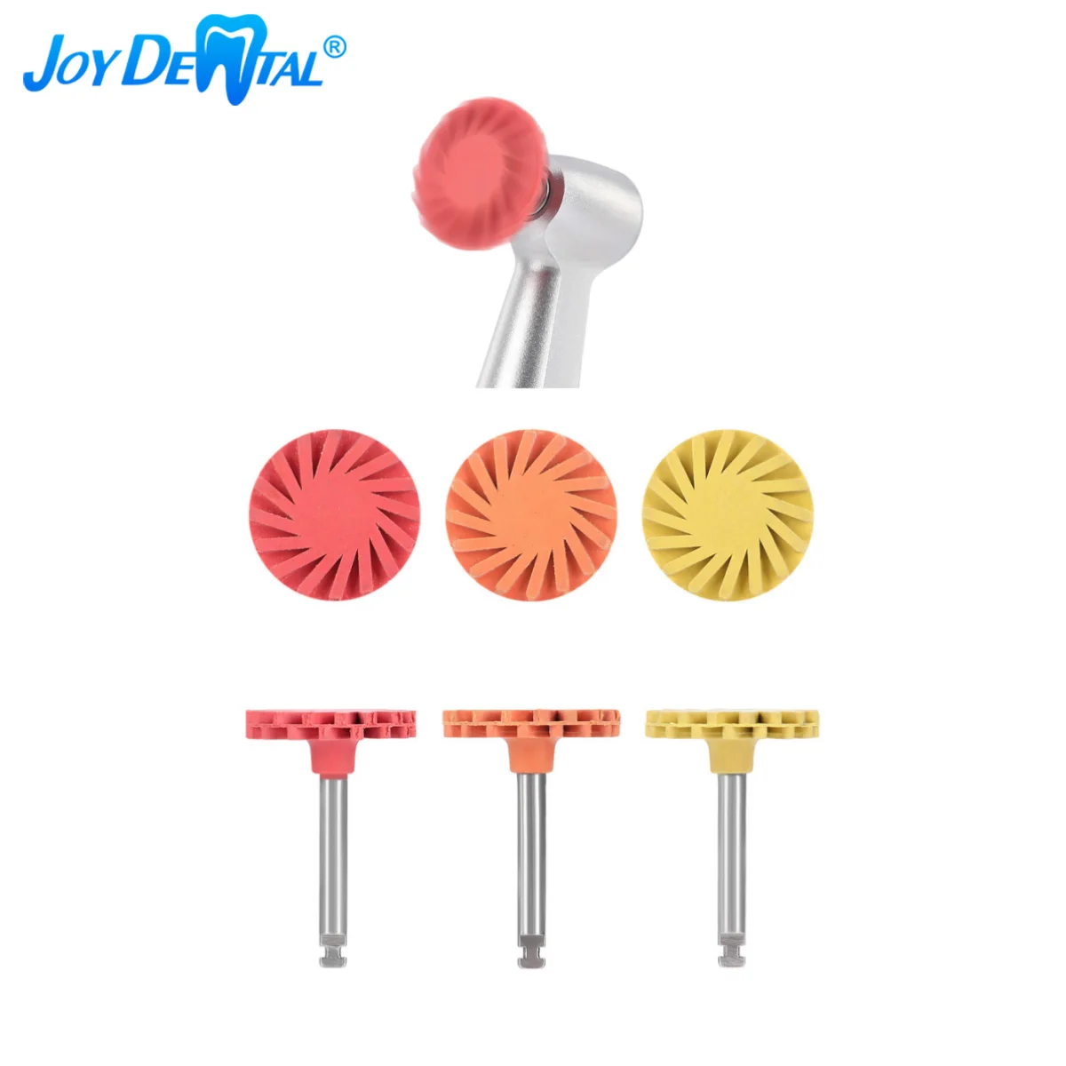 

6PCS JOYDENTAL Dental Composite Polishing Disc Wheel Kit Dental Rotary Grinding And Polishing Instruments Ceramic Polishing Kit