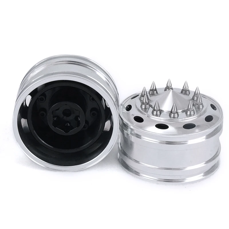 LESU Bearing Hexagon Brake Metal Front Wheel Hub Power Non-power for DIY 1/14 Tamiyaya RC Truck Car Model Part TH20213