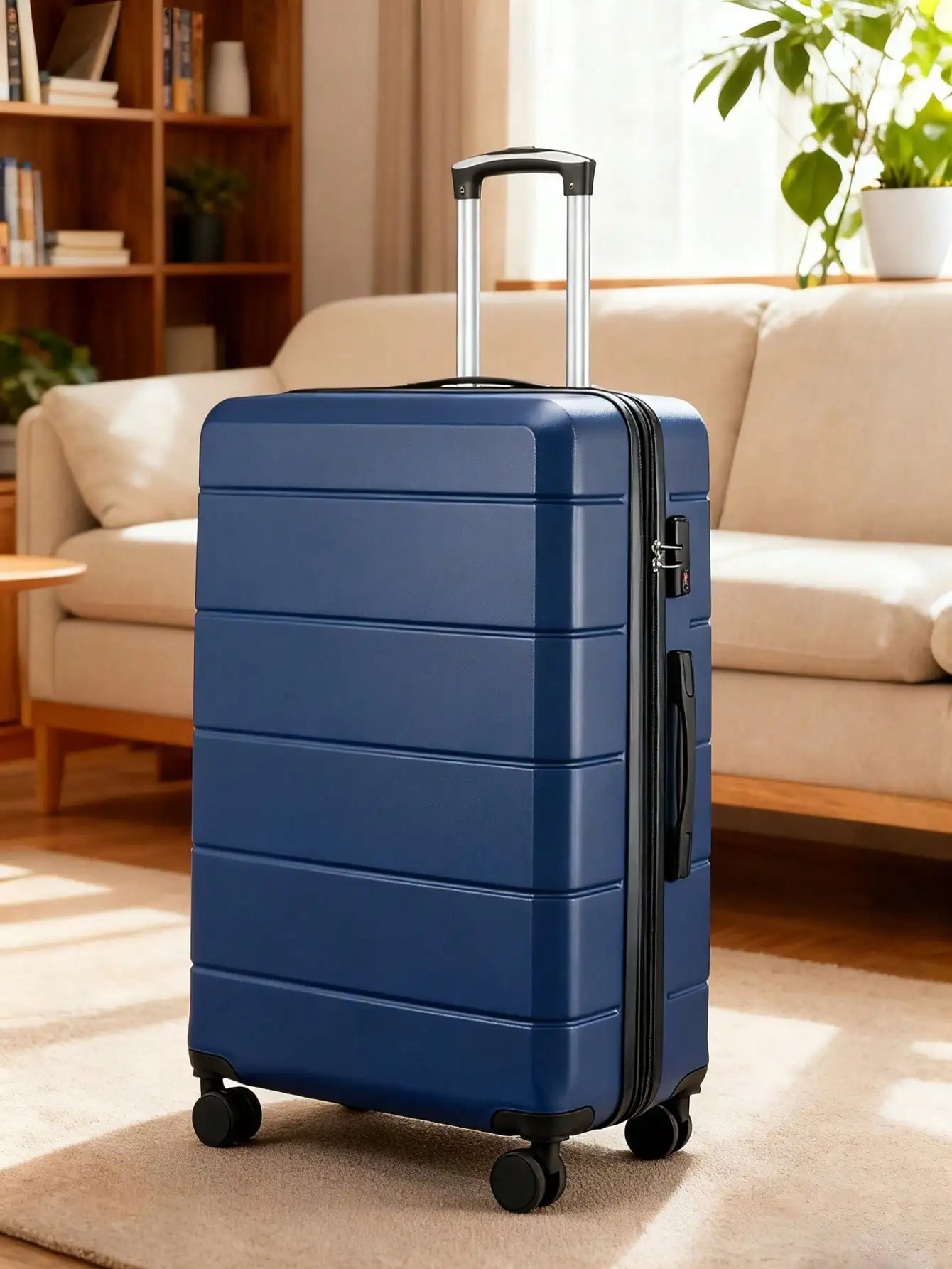 Carry On Luggage 22x14x9 Airline Approved, Expandable Hard Shell Suitcase With Spinner Wheels