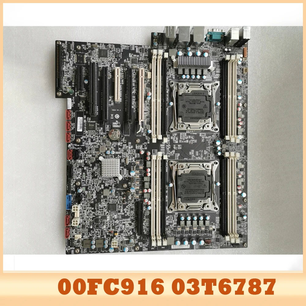 For Lenovo P700 P710 Work-Station Motherboard LGA2011 DDR4 128GB X99 00FC855 00FC916 03T6787