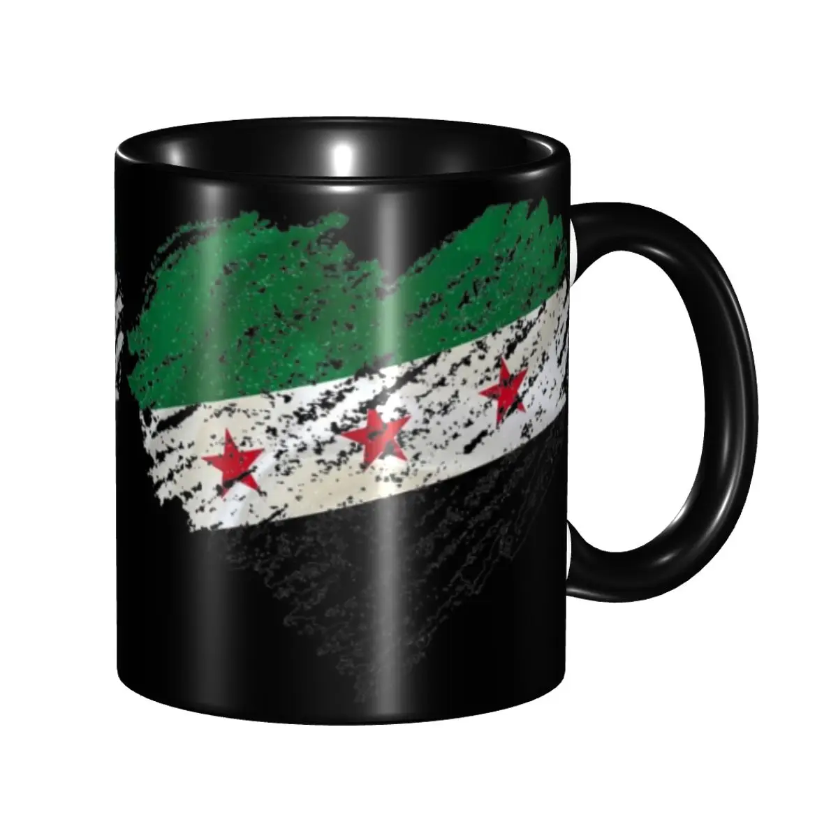 Syria Flag I Love Syria Coffee Mugs Fun Cup Gift For Woman Man