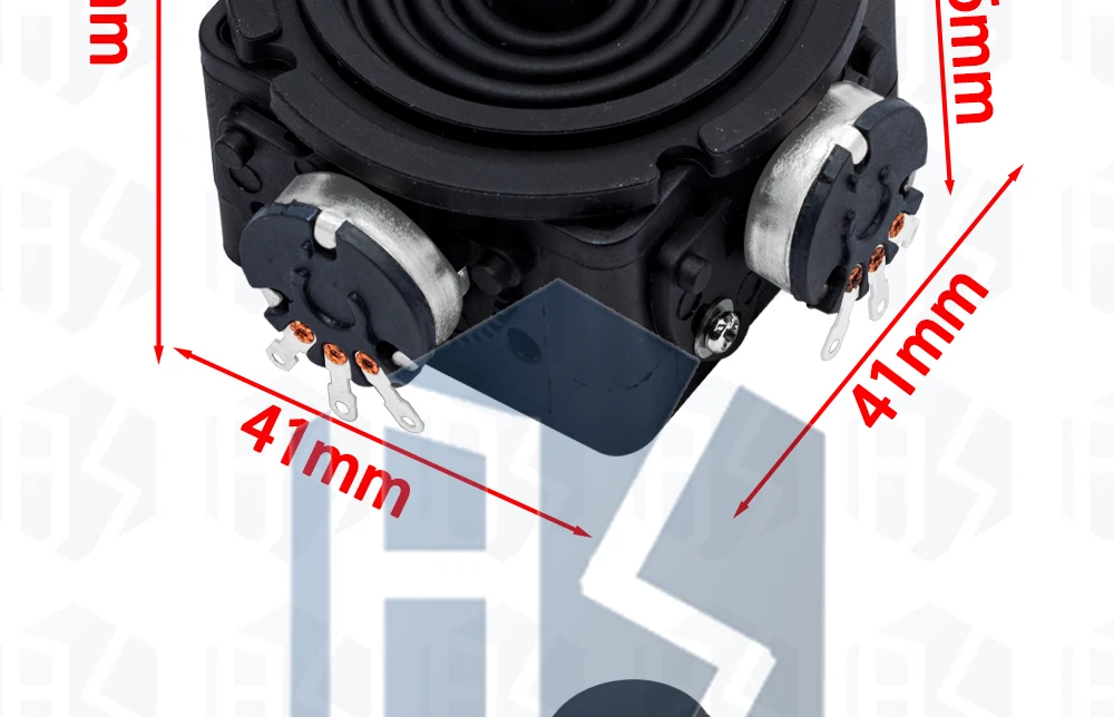 JH-D202X-R2/R4 5K Elektrische Joystick Potentiometer 2-achse 2D Monitor Tastatur Ball Joyrode Controller Für Foto film Werkzeug – Detail 22