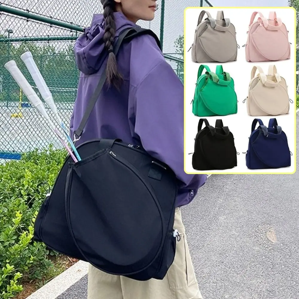 Large Capacity Tennis Backpack Waterproof Multi-functional Tennis Racket Bag Adjustable Comfortable Pickleball Racket Bag