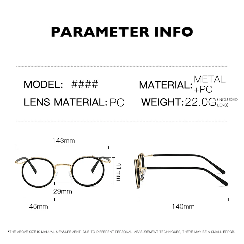 KOCOLIOR Neue Retro Marke Design Anti Blau Licht Lesebrille für Männer und Frauen Mode Koreanische Runde Rahmen Presbyopie Brille – Detail 11