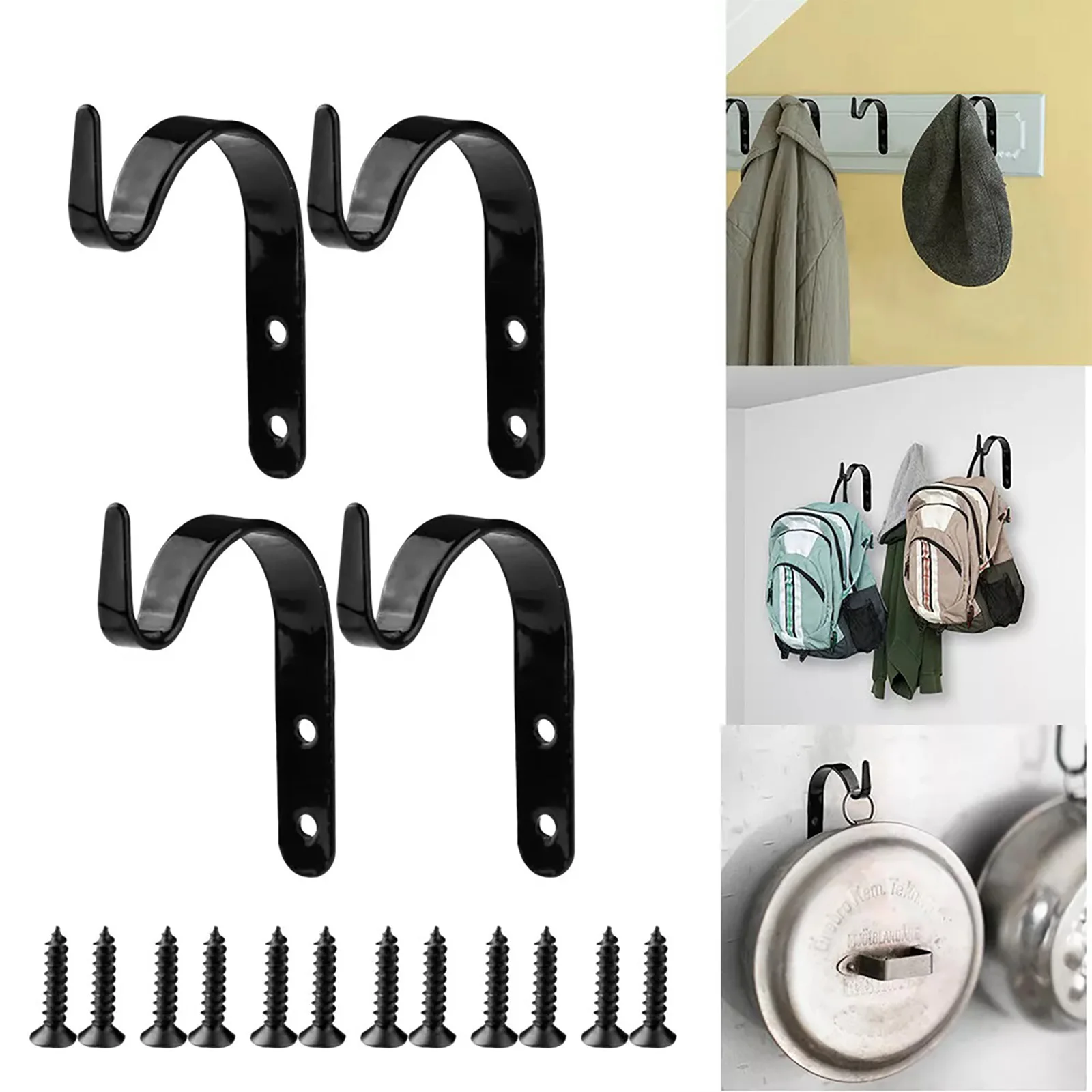 10Pcs/lot Bending S Shape Wall Hanging Bracket Flower Pot Support Iron Hanger Plants Holder Bracket Hook Balcony Home Decoration