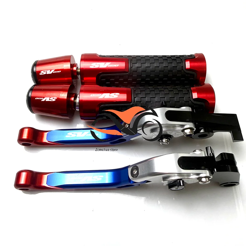 For Suzuki SV650 SV650S 1999 -2010 2011 2012 Motorcycle Brake Clutch Levers Handlebar Grips Handle Bar Grip Ends Accessories