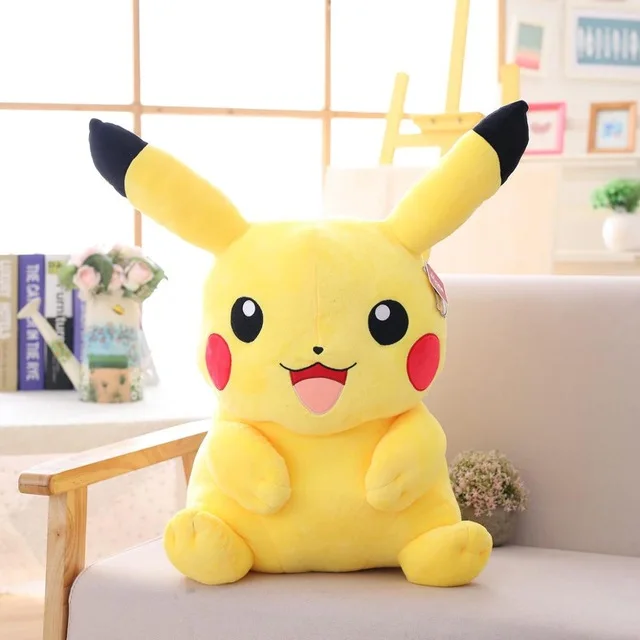 Kawaii Big Size Pokemon Pikachu Knuffels Pikachu Pluche Poppen Pikachu Peluche Kussen Kerstcadeau Voor Kinderen Vrienden Jongens