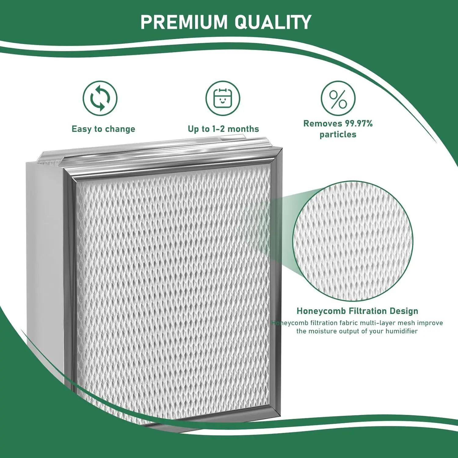 990-13 G13 Humidifier Evaporator Vapor Pad Replacement Wick Filter Compatible with GeneralAire 709 990 1040 1042