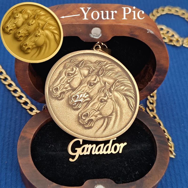 

Custom Logo Pendant Necklace Stainless Steel Gold Jewelry Adjustable Cuban Chain Engraved Photo With Text Necklace Memorys Gift