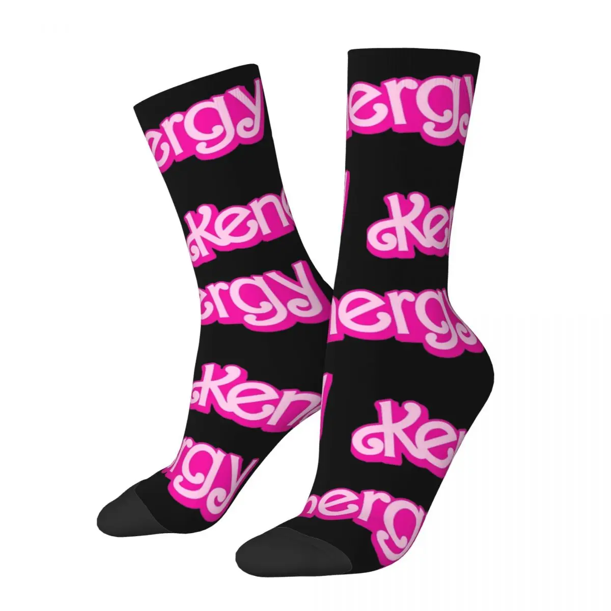 Cool Kenergy I Am Kenough Basketball Socks Ryan Gosling Polyester Crew Socks for Women Men Breathable