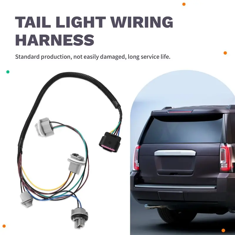A99F-Tail Light Wiring Harness For GMC Yukon XL 1500 2500 2007- 2014 Model Code 25975983