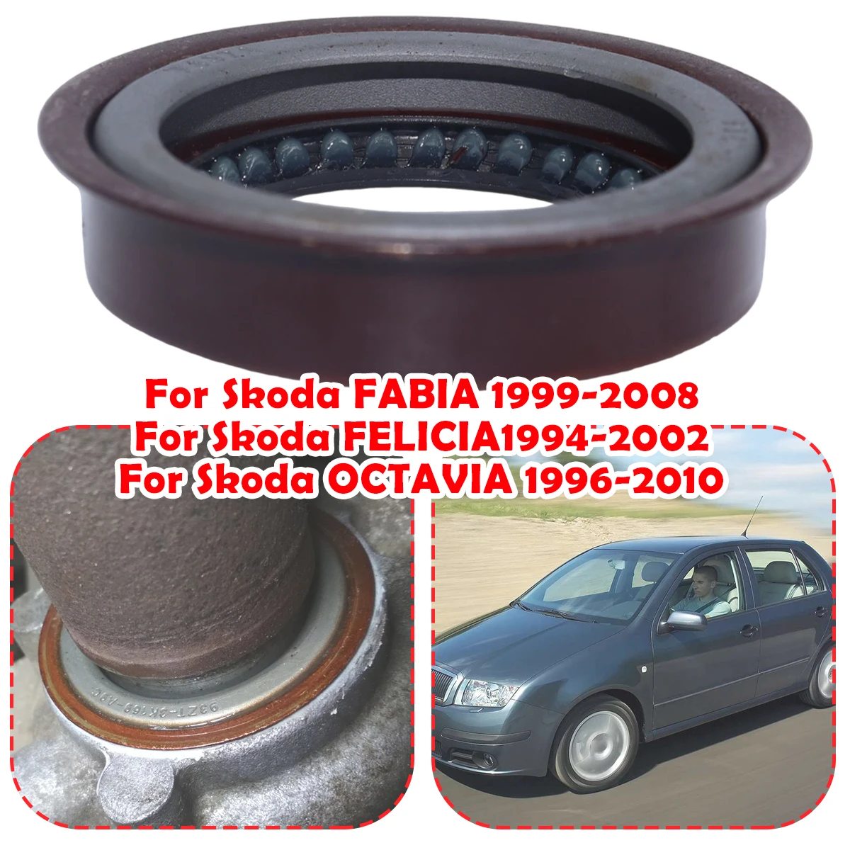 

Brand New Drive Shaft Oil Seal 6756195 For Skoda Fabia Elicia Octavia 1999 2002 Car Transmission Drivetrain Part 95LDS-40551213C