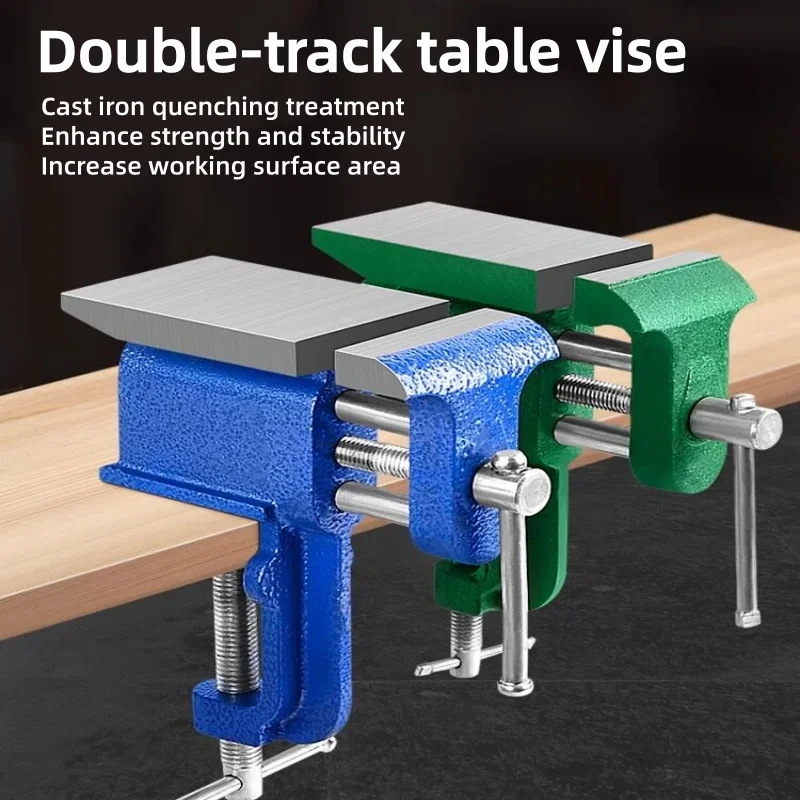 C-Clamp Table Bench Vise Implement Desk Mount Clamping Equipment for Woodwork Workpiece Holding Processing Tasks